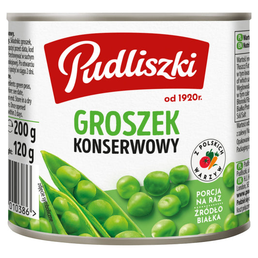 Pudliszki Groszek konserwowy 200 g